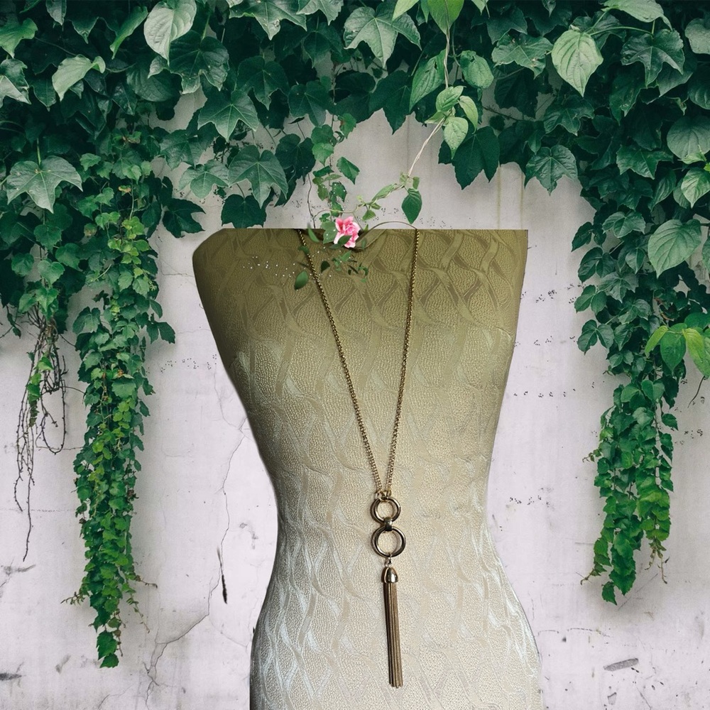 LOFT 34"L Circle Tassel Pendant - Picture 5 of 5